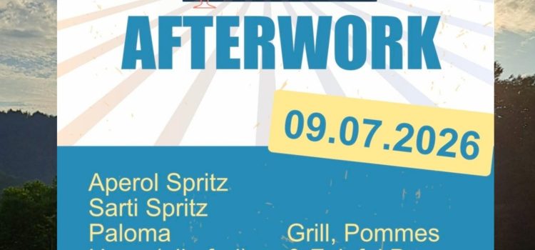 AFTERWORK-PARTY IN UNSEREM SCHÖNEM LATSCHIGBAD